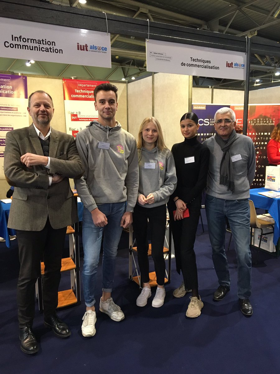 IutRSchuman's tweet image. Les étudiants et les enseignants de l’@IutRSchuman vous attendent à la Journée des carrières à Mulhouse #orientation