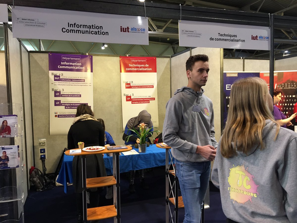 IutRSchuman's tweet image. Les étudiants et les enseignants de l’@IutRSchuman vous attendent à la Journée des carrières à Mulhouse #orientation
