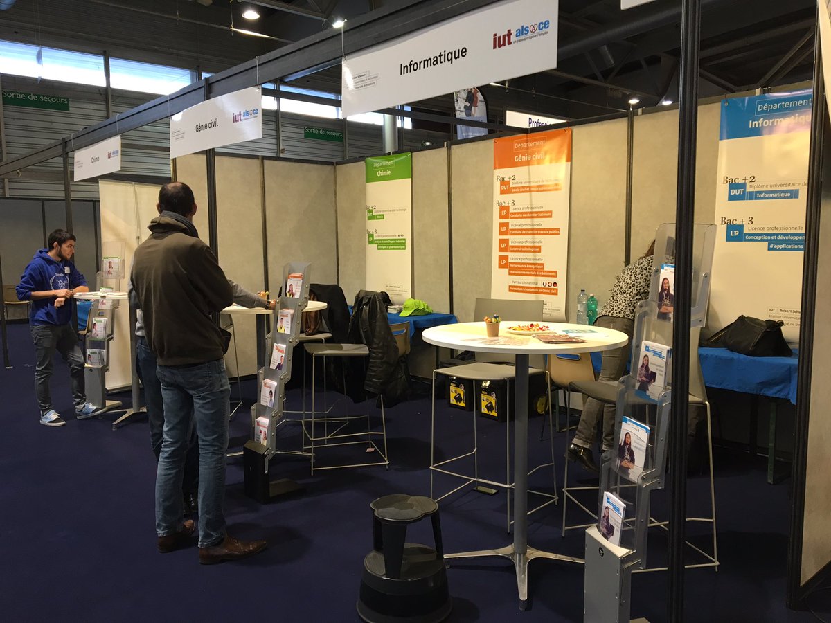 IutRSchuman's tweet image. Les étudiants et les enseignants de l’@IutRSchuman vous attendent à la Journée des carrières à Mulhouse #orientation