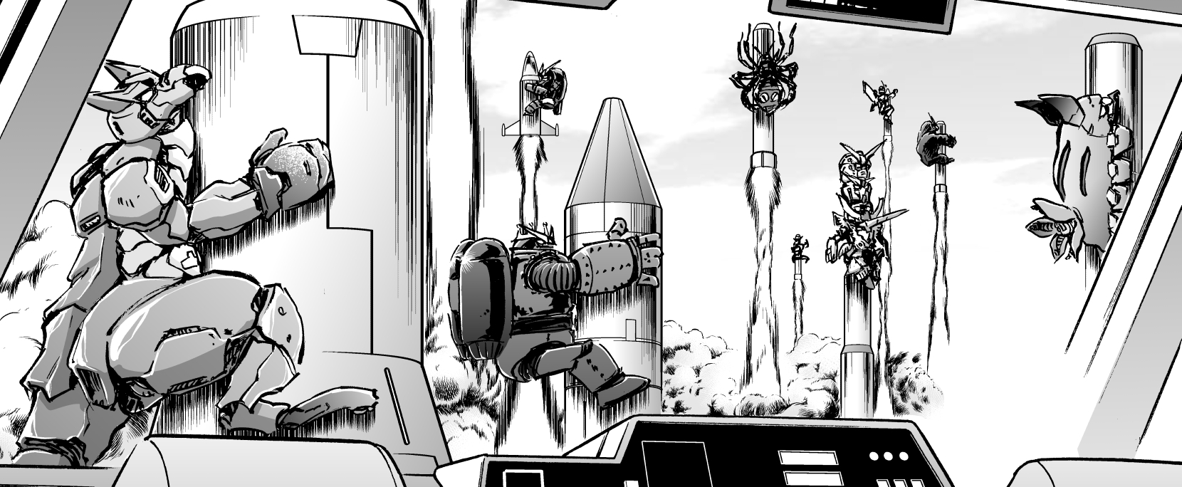 تويتر 第一艦橋 على تويتر 出ろ 超級gモブガンダム 63話の締め切りまで1週間と迫る中 はく製さんはコソコソとシャトルで打ち上げるmfの募集をかけていた 参加しない訳にはいかないw 手元のコピー用紙にネオバビロニアのブリキガンダムを描き提出 どうにか