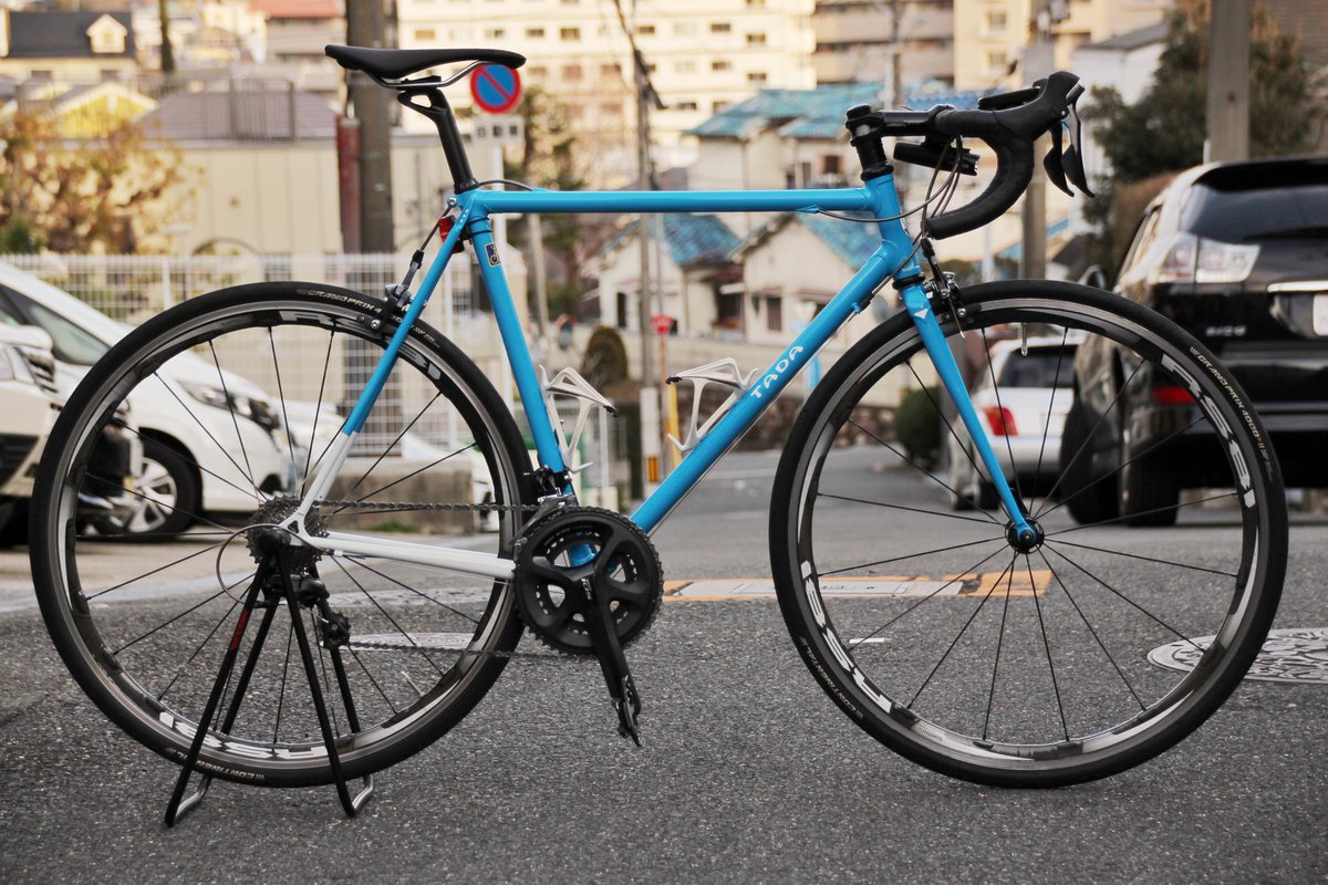 自転車工房エコー@ecotencyoさんより TADAクロモリオーダーフレーム No