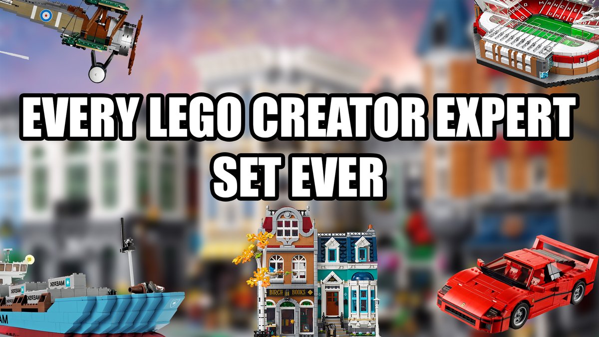 HowToBuildLEGO's tweet image. EVERY LEGO CREATOR EXPERT SET EVER

#CreatorExpert #Creator #EverySet #Lego #ManchesterUnited  #Ferrari #Modular #LegoInstructions #LegoInstructionsForYou #Maersk #Space