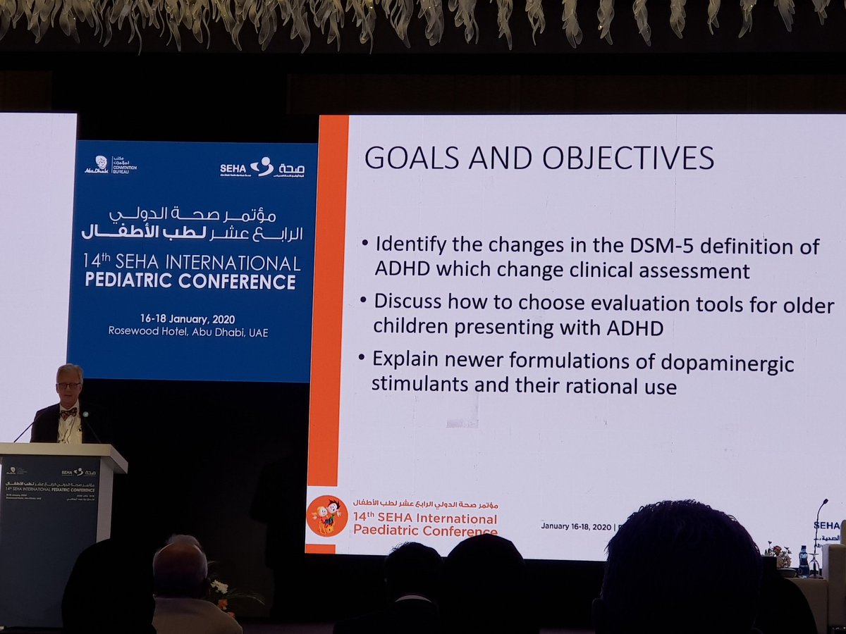 TajiSulaima's tweet photo. The author of the ADHD chapter in Nelson is here with a lecture on updates in ADHD. Dr. Urion
#SPIC2020 https://t.co/y22L2LnwXI