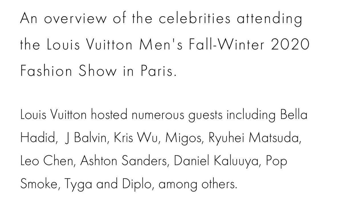 Naga 🍅 on X: Louis Vuitton x Global Brand Ambassador Kris Wu Men  Fall/Winter 2020 Collection🍁  / X