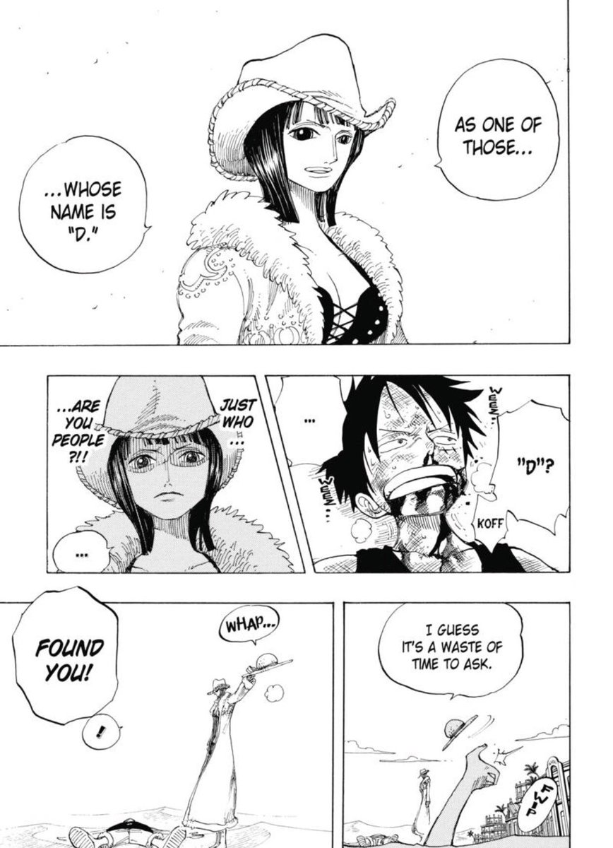 Luffy is unaware of his “D” name and Law is a bit more aware of the name, yet has no specific knowledge. I believe Kid is unknowing of his hidden “D” name, as we’ve seen strange circumstances occur in the birth of characters in the story.