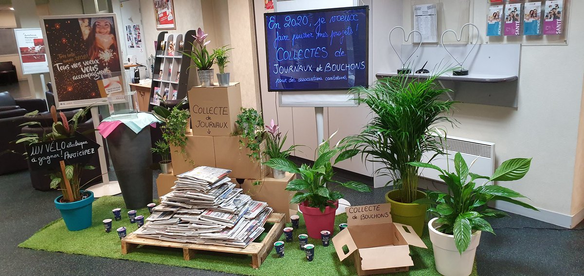 🌍🌳🔆🌍En 2020, je VOEUX être Solidaire &amp; Éco-responsable🚩 #CmbLanderneauStJulien collecte des bouchons &amp; des journaux pour des associations caritatives.🚩Venez nombreux nous en déposer🚩<a href="/WeAreArkea/">WAA|Actus</a> <a href="/CMBretagne/">CMBretagne</a> #RSE #solidarité <a href="/cellaouate/">Cellaouate</a> #ludautisme <a href="/UTLanderneau/">CMB UT LANDERNEAU</a> <a href="/landerneau/">Ville de Landerneau</a>