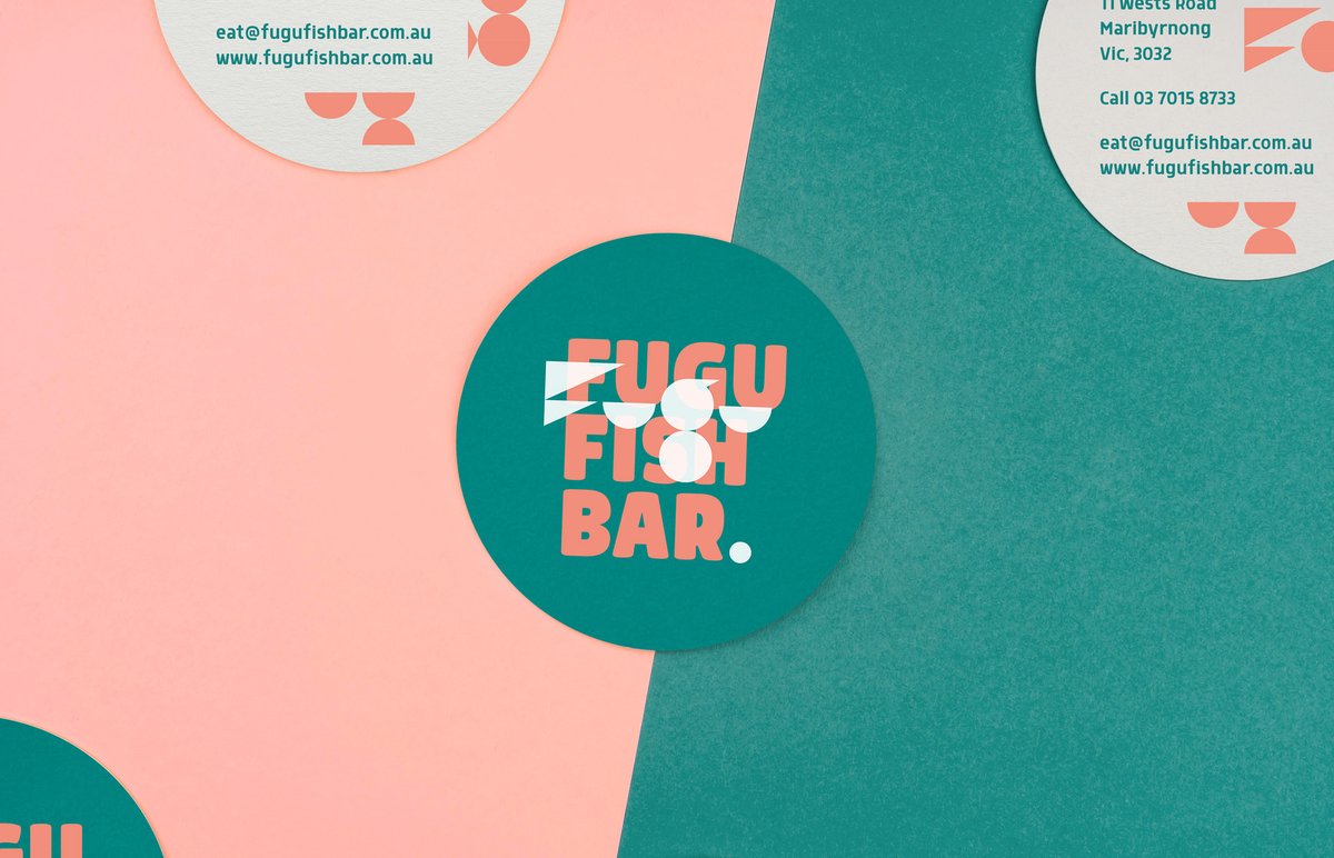 thelogocreative's tweet image. Fugu Fish Bar #Branding by Hue Studio • #designerspotlight
 huestudio.com.au/work/branding/…