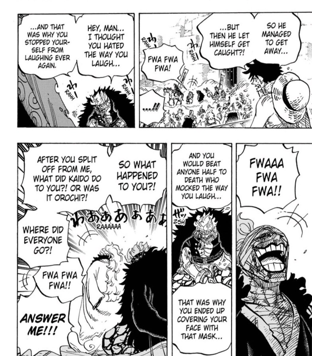 Based off Kid’s ruthless nature and cynical view of the world, he must have had a harsh childhood growing up. Oda has been slowly but surely setting up Kid’s tragic backstory.