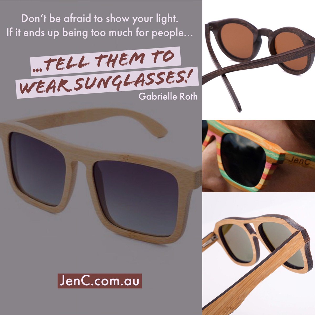 Our gorgeous range of bamboo sunnies have become a popular item over the summer. 🕶 😎 

Check them out on Australia Day, Sun 26 January, at the  Riverside Markets in the Brisbane Botanic Gardens, from 8am. 🌞

#riversidemarkets #australiaday #bamboosunglasses #bamboosunnies