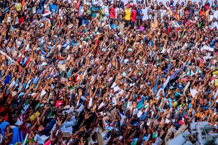 MalaTujjani73's tweet photo. #Lastyear_Memory
President @MBuhari attends Campaign Rally in Kaduna State on 18th Jan 2019, PHOTOS:๐ธ @BayoOmoboriowo https://t.co/LclkWS4RJJ