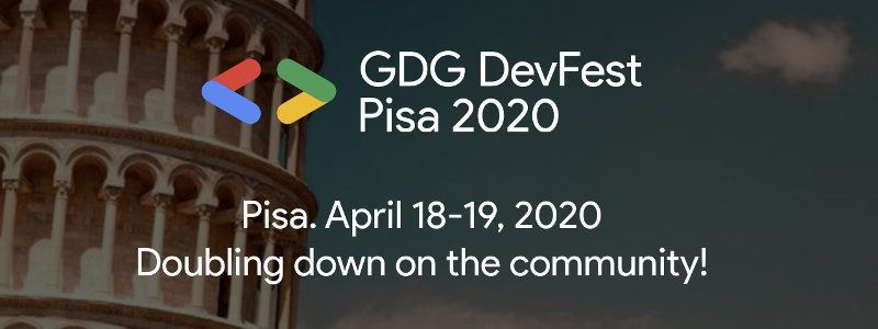 GdgPisa's tweet photo. È con grande piacere che annunciamo che i biglietti per la DevFest Pisa 2020 sono online! 🎟️
P.S. Il nostro contest grafico sta giungendo al termine. Affrettati a proporre la tua idea di logo!
#gdgpisa #devfest20 #gdgitalia

https://t.co/SLqTT19511
https://t.co/2mbnG1vJxR https://t.co/lb274pbHnS