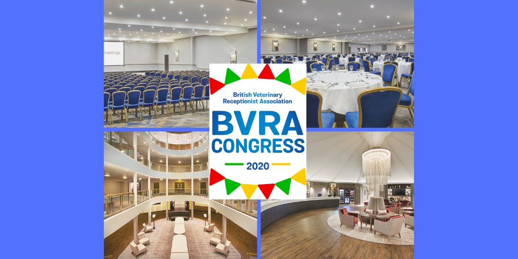 We've chosen a lovely venue for BVRA Congress 2020 and we'd love to see the event grow every year. Register soon for great #CPD - with certificates provided and the chance to network with your peers. No one understands you like another #veterinaryreceptionist! 
#veterinary