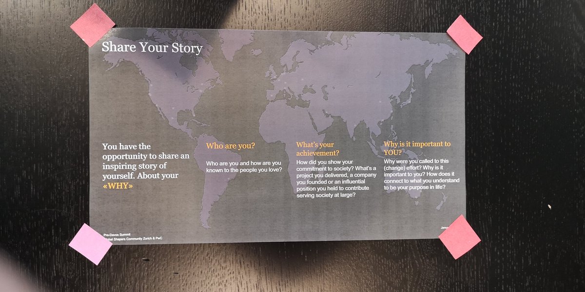 docalejorgito's tweet photo. ¡El poder de las historias cambia el mundo! Historias en tres niveles. 1. Tu historia. 2. ¿Por qué estamos aquí? 3. ¿Por qué hacerlo ahora? #WEF2020 #predavos https://t.co/JP4iQiEyb3