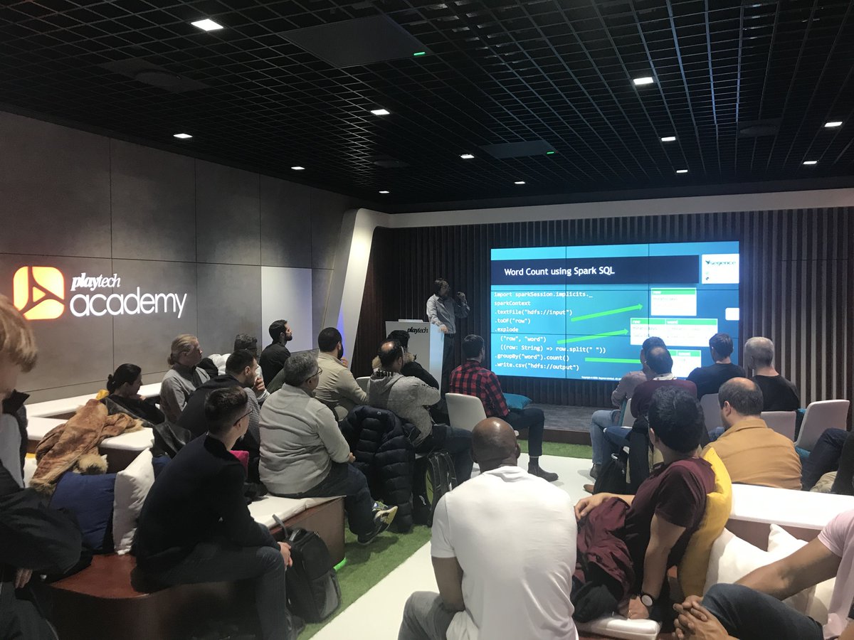 robvadai's tweet photo. Thank you for the opportunity @PlayTechPLC and Oliver Bernard so that I could share my experience working with @ApacheSpark

#ApacheSpark #BigData https://t.co/qIMUcv99ju