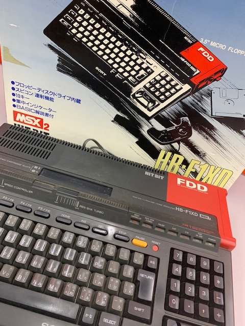 pcboh's tweet image. PC-Boh　パソコン部

わーい！
レッドショルダーだ！

#MSX #HITBIT #ソニー #装甲騎兵ボトムズ