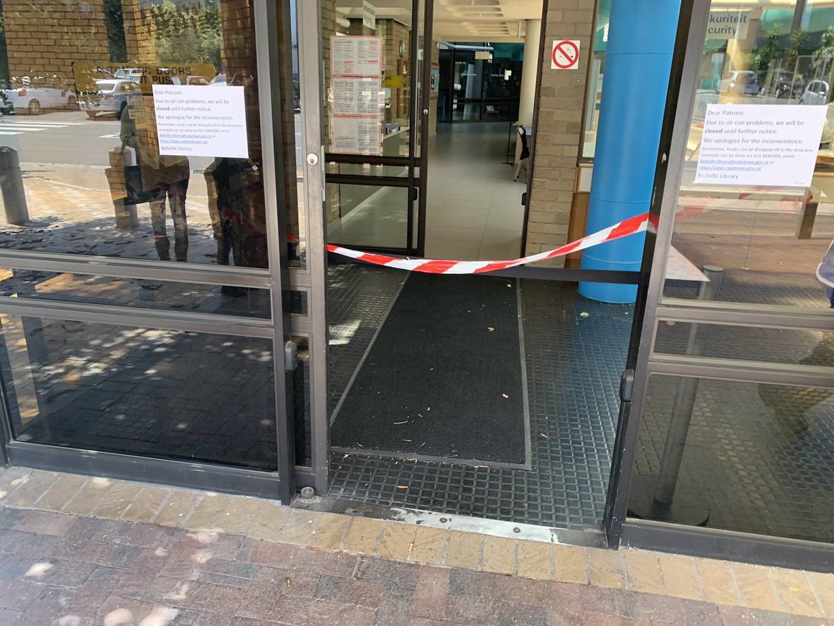 PaulStemmet's tweet photo. @CityofCT #bellvillelibrary one of the cities largest libs closed indefinitely due to air condition issues ?! https://t.co/lSUbjvxXAc