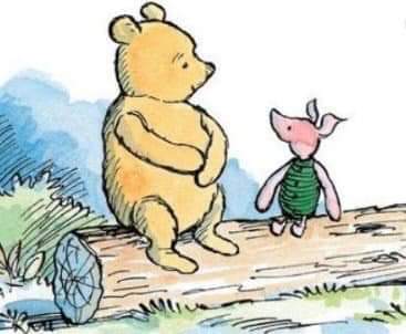 It's #WinnieThePoohDay

Pooh:"Today was a Difficult Day" 

Piglet: "Difficult Days are so much easier when you know you've got someone there for you. And I'll always be here for you, Pooh."

We all have "Difficult Days". 

We all need someone to sit with us on a "Difficult Day"