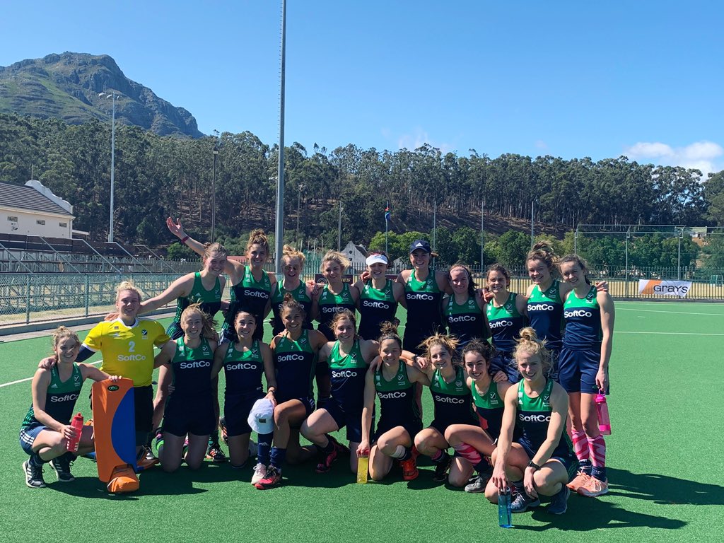 IreWomenHockey's tweet photo. Landed safe & sound in SA with the first session done to get some travel outta the legs. 2 more trainings before our first game against SA tomorrow afternoon!
#chaseit #greenarmy #olympicprep https://t.co/QLIt8o1C5C