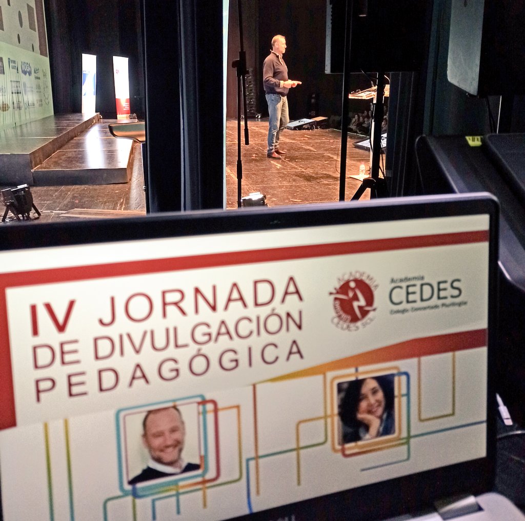 jdpanadero's tweet photo. #IVJornadasdeDivulgaciónPedagógica
@AcademiaCedes https://t.co/PtYL2TlqFH