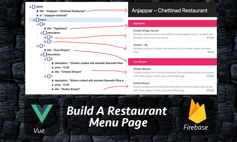 _SoftAuthor's tweet photo. 🔥Vue.js + Firebase: Structure Restaurant Menu Data  [The Right Way] 👇
 Read more here → https://t.co/vCbvqJdjsV 
#vuejs #vue #firebase #firestore #modeldata https://t.co/Qb1cVJ5Rpz