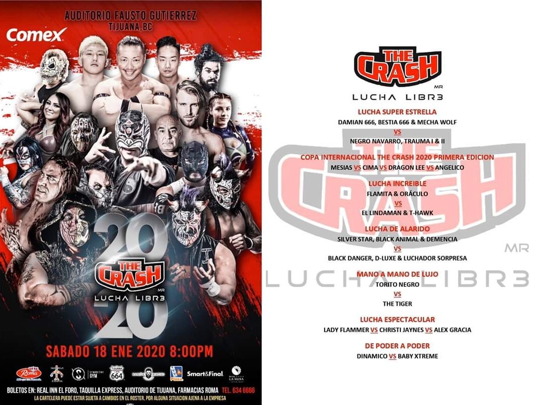 AngelicoTeam's tweet photo. Hoy! #Sabado en #Tijuana #México a #thecrashmx! 🔥 #Angelico @AngelicoAAA vs #cima @supercima1115 vs #dragonlee vs @Mesiasaaa en 1st #luchalibre Copa Internacional y mas estrellas + Meet &amp; Greet #luchadors! #Boletos  (https://t.co/eDlMMVzXgS)! Detalles (https://t.co/ed9lRg8pEM). https://t.co/N7uU143N9K