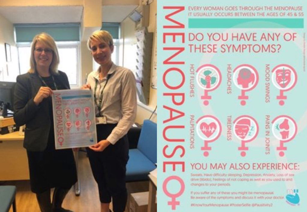 UterusWhat's tweet photo. We have now got these up #KnowYourMenopause #PosterSelfie in our school, our offices, staffroom and highlighted in our staff handbook #menopauseatwork #InThisTogether #WakeUpToWomensHealth #Menopause @Pausitivity2 @Karen_Kenning @50Sense @YourNewLifePlan https://t.co/JU8MUXWR5z