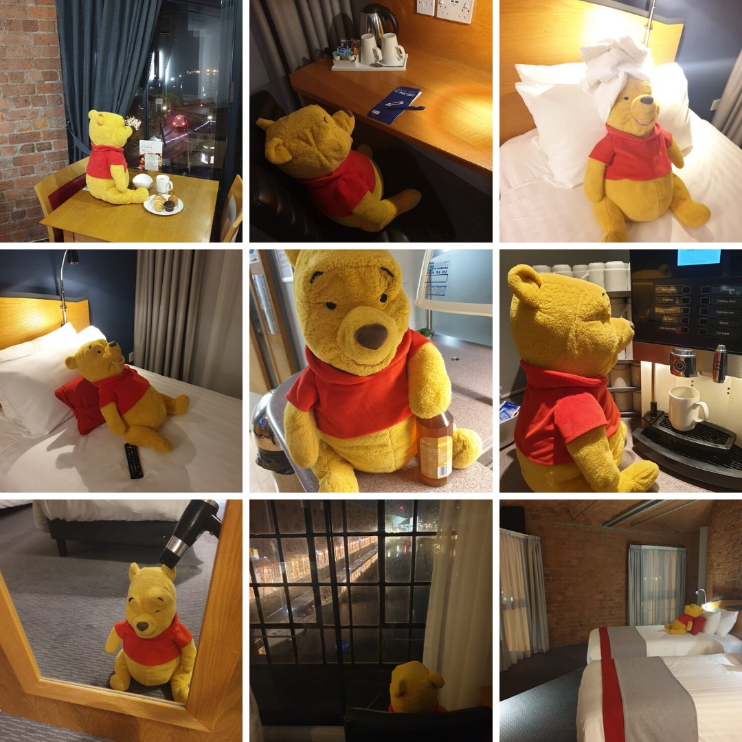 We've had a very special guest check into Albert Dock today in celebration of Winnie the Pooh Day. Safe to say they've made themselves quite comfortable.... 🍯