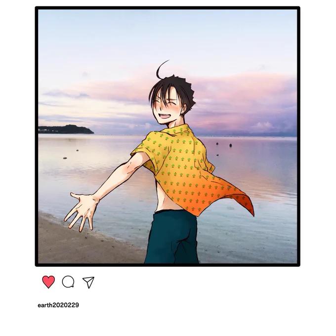 朝の海と昼の海Ver. 