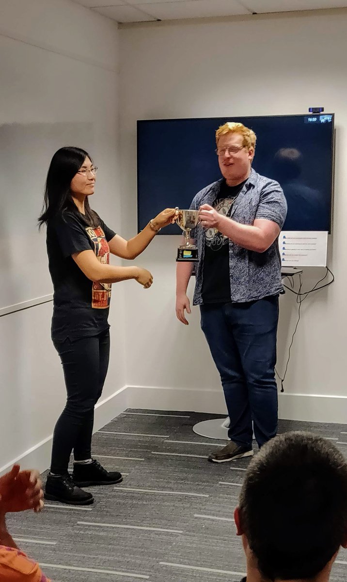 sflakesoftware's tweet image. VICTORY! Congratulations to @MoominGiant for winning the &quot;Delight the Customer&quot; award and Xia for winning overall. #PetProjectDay #SnowflakeHQ