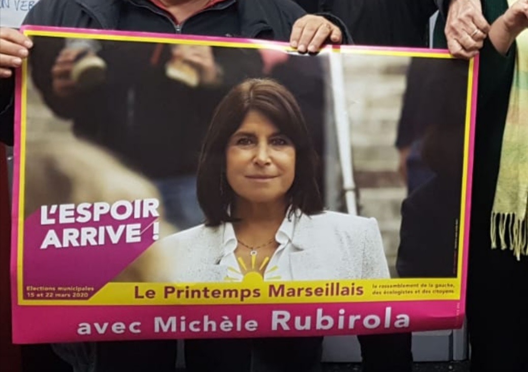 kusmiju's tweet image. ✊ Le regard franc et volontaire @MicheleRubirola et le @PrintempsMRS en route pour rendre Marseille aux citoyens, aux écologistes et aux mouvements de gauche. #LEspoirArrive #leprintempsestla #municipale2020 #PrintempsMarseillais