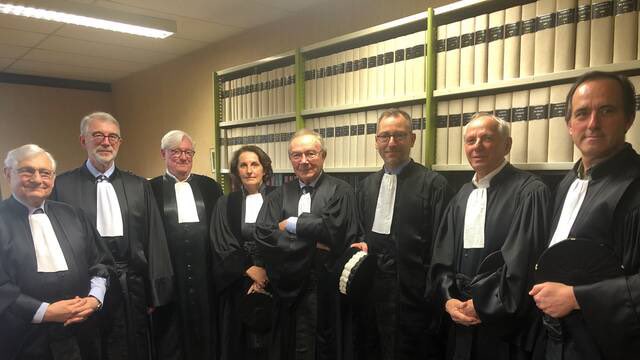 GtcRennes's tweet photo. Ille-et-Vilaine. Le tribunal de commerce, « lieu de rebond » #Rennes #Ille-et-Vilaine #Fougères @OuestFrance. Audience solennelle TCS #prevention #societes  https://t.co/rAZTtcgPDZ https://t.co/8DiQ0m5lx8