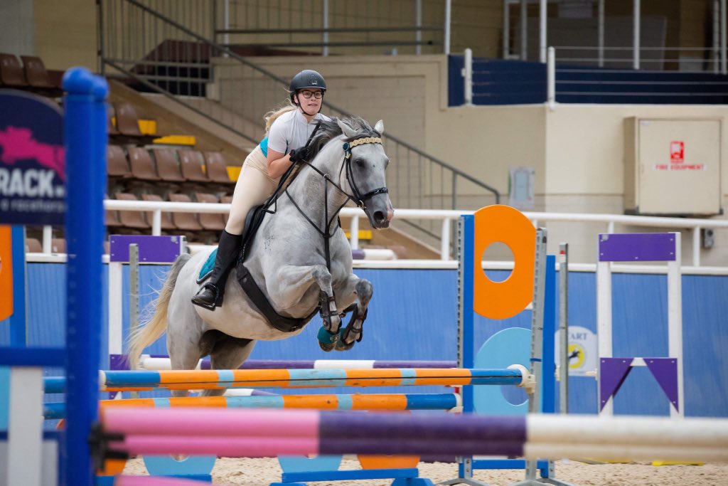RacingWA_'s tweet photo. Today Off the Track WA hosted a dressage and jumping competition day, the first of a series of events and clinics in partnership with Equestrian Western Australia. A total of 105 retired racehorses and their riders competed in the event #offthetrackwa https://t.co/znpCJnWDnu