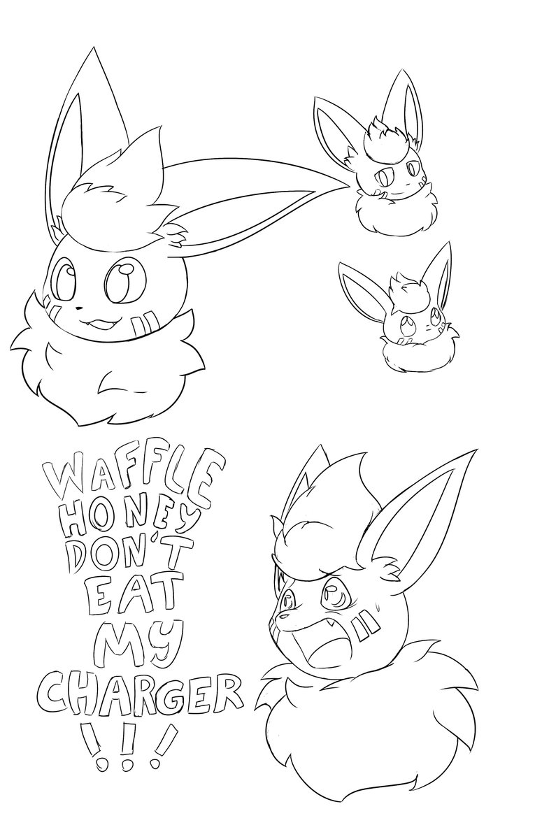 since it's been literally months since i last posted anything here be a few sketches of these two cuties <a href="/kitsuakari_art/">kitsuakari.bsky.social</a> and <a href="/Mysticwaffle032/">MysticWaffle</a>~ 
happy 2020 everyone