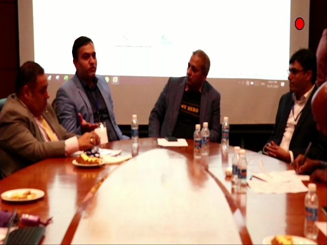 IHConference's tweet photo. Thought leaders discussing on Role of AI and Data in Healthcare with Gaurav Thukral, @VidurMahajan1, @sachgaur and Abhishek Kumar #ICFHE #IndraprasthaApollo #AIinHealthcare https://t.co/TeS1kTKS5C