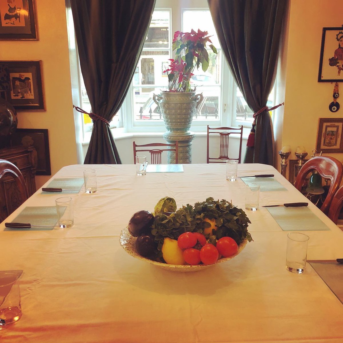 samaracuisine's tweet photo. Ready for the first class of 2020 and the most popular one #cookingclass #tabouleh #babaghanouj #moutabal #lamb #slowcooked #rice https://t.co/mVCAsiMO37
