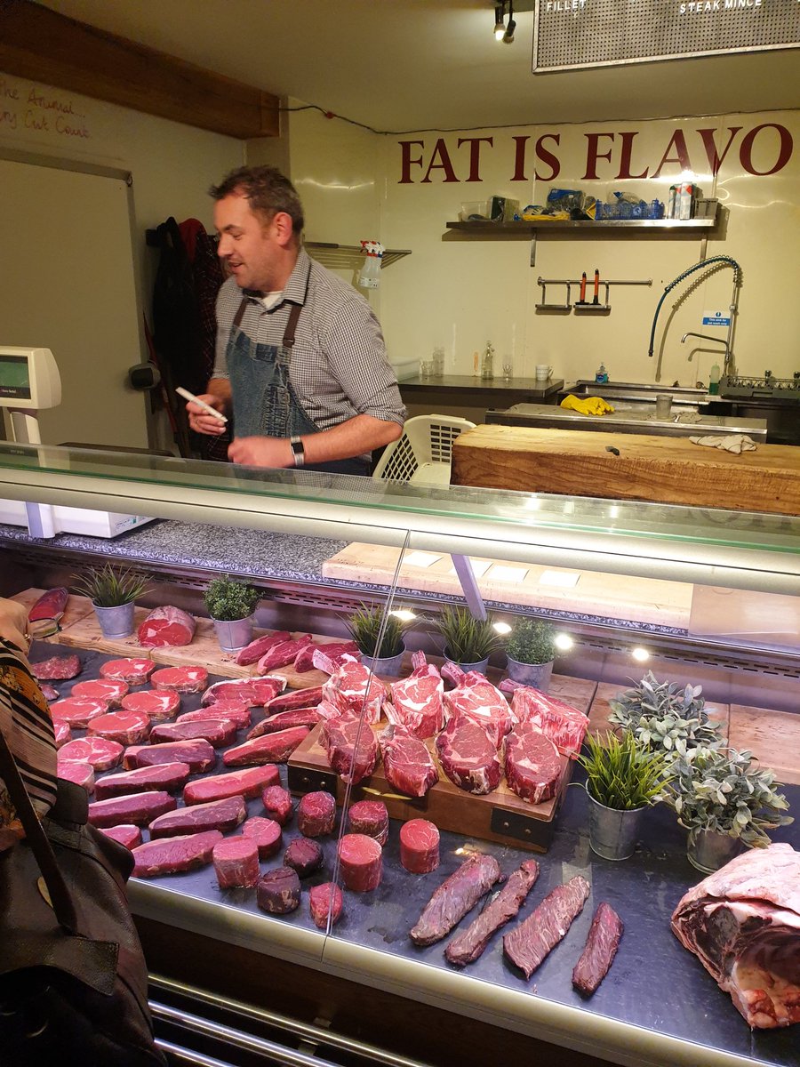 Stennins's tweet image. What a start to the New Year's eating - Dickies #FarmDining near Belvoir. Steaks straight from the Butcher, onto the open grill, and onto your plate. Superb meal and great service. A hidden delight. #FutureofRestaurants
