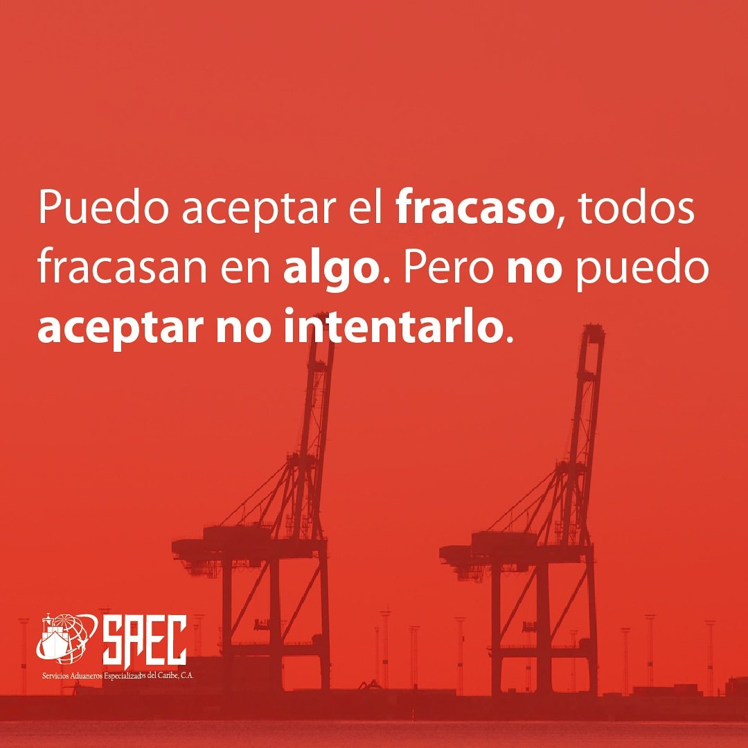 SAECVenezuela's tweet photo. 📍¡La mejor forma de aprender de aprender es vivir nuestras experiencias, arriesgate y ve por más!

#Frases #sabadomotivacional #actitudganadora #motivacionpersonal #Venezuela #negocios #pymes #servicio #aduanas #Agenciamiento #agentedeaduanas #GenteDeAduana #SomosSaec https://t.co/vouKoVDdXy