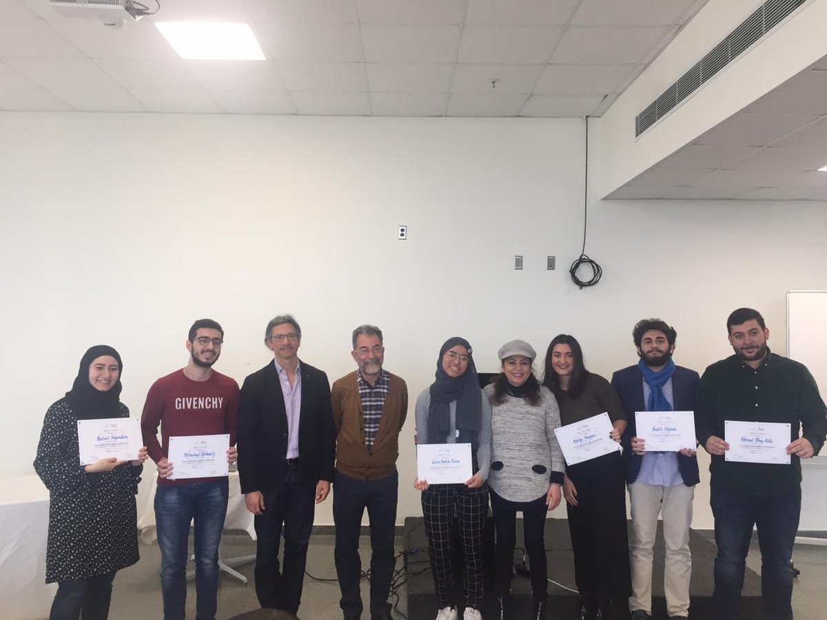 MSFEA_AUB's tweet photo. Big congratulations to Fatoura T, winners of the 2020 #humanitarianengineer ing hackathon and at a tie 2nd place LightSaber and HydroKit!
@FHS_AUB #FHS @AUB_Lebanon #AUB @BUPHERS https://t.co/qsxHzIYAa8
