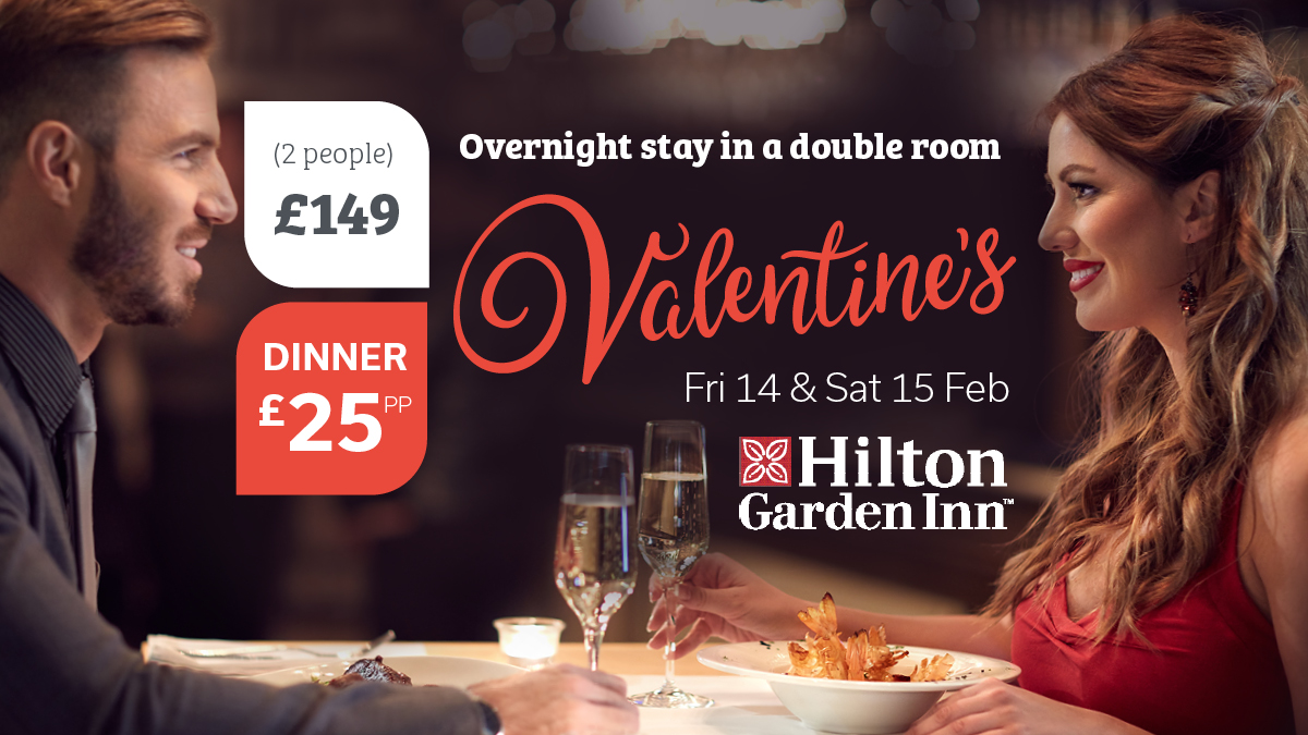 Valentines Day is less than 1 month away ❤️ 

Treat your partner this year...

✅Overnight Stay in a double room
✅Full English breakfast
✅Dinner in the Garden Grille
✅Bottle of House Prosecco

All for ONLY £149. Reserve your room and table 👉01302 986888