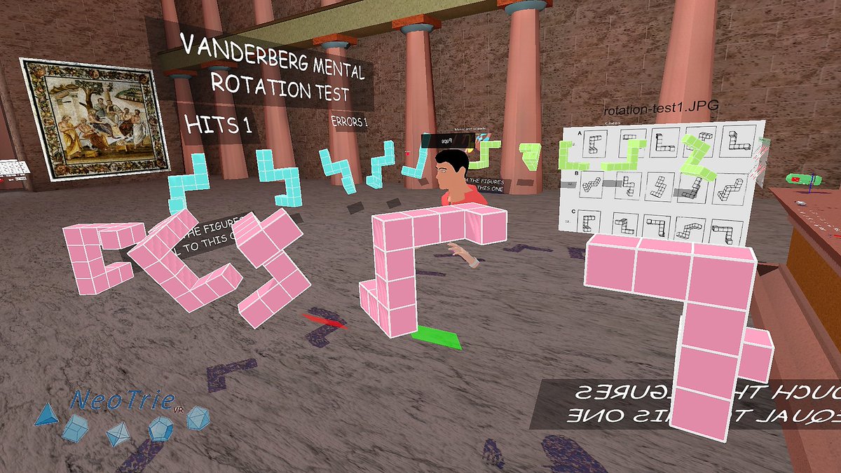 Ready to improve your mental rotation skills in Neotrie VR? #neotrievr #HTCVive #OculusRift #OculusQuest #WindowsMixedReality #VirtualReality #VR #RV #SeriousGame #education #3DGeometry #maths #MathEdTech #EdTech #arvrinedu