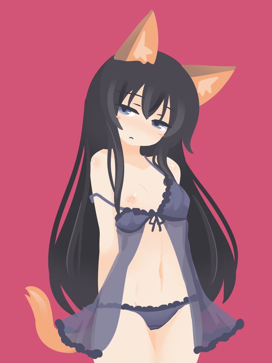 (お題箱)(R-15)肩紐ずれてるカエデさん 