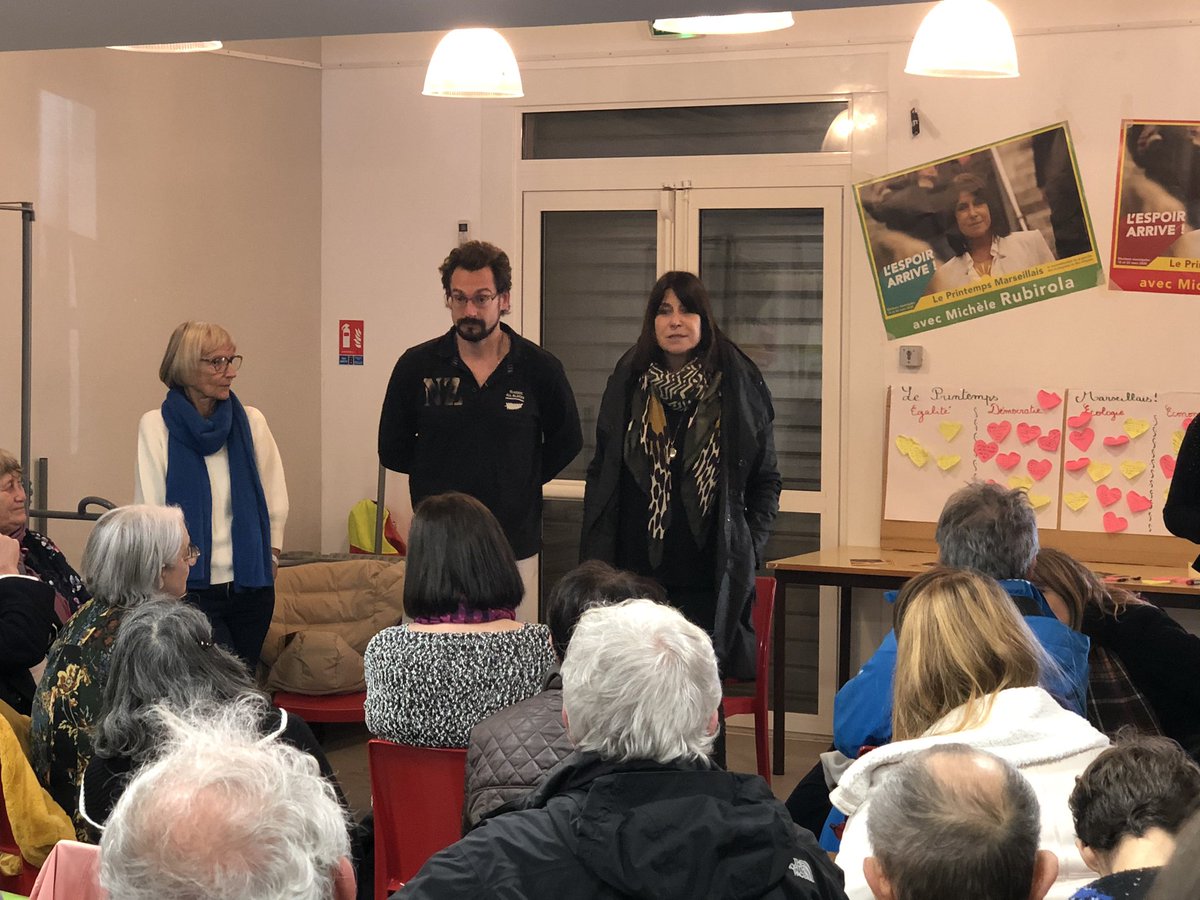 EricMery's tweet image. Réunion citoyenne du 6-8 du @PrintempsMRS
Présence de @MicheleRubirola
#lespoirarrive