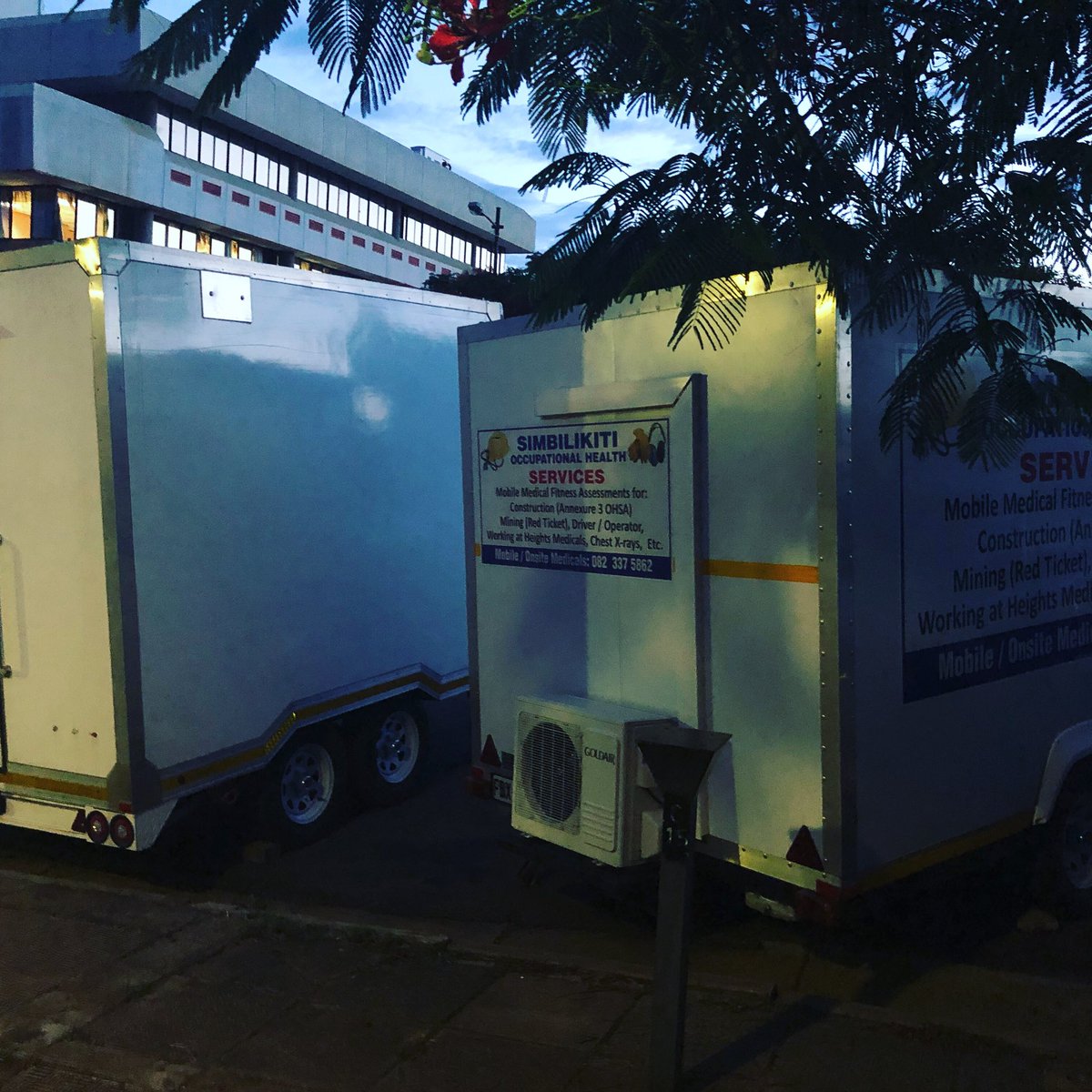 #DJSBU In construction business?? We come to you on the go, contact us for full mobile medical surveillance all over South Africa.  082 3375 862 / info@sohs.co.za