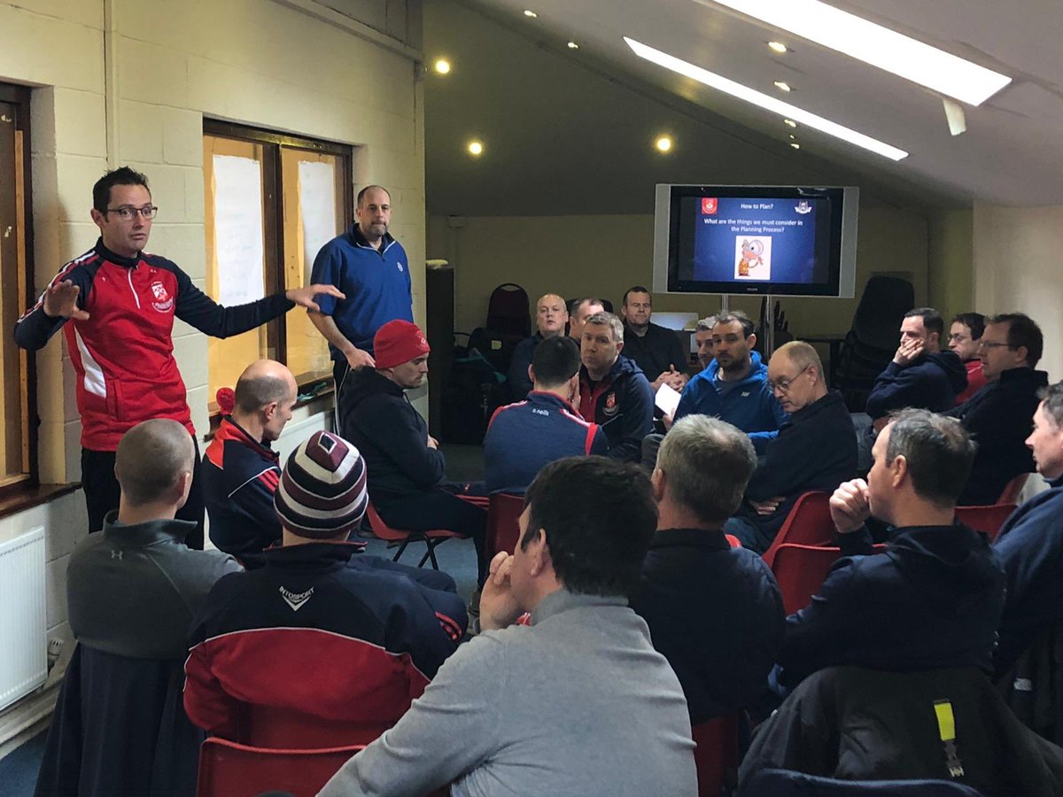 The_Wedgy's tweet image. Delighted to be part of the new @StBrigidsGAA Coaching Community. A fantastic turnout with coaches eager to learn from each other and challenge the norm. Already looking forward to next weeks workshop on FMS &amp;amp; Athletic Dev. Exciting times... #continiouslearning #changetheculture