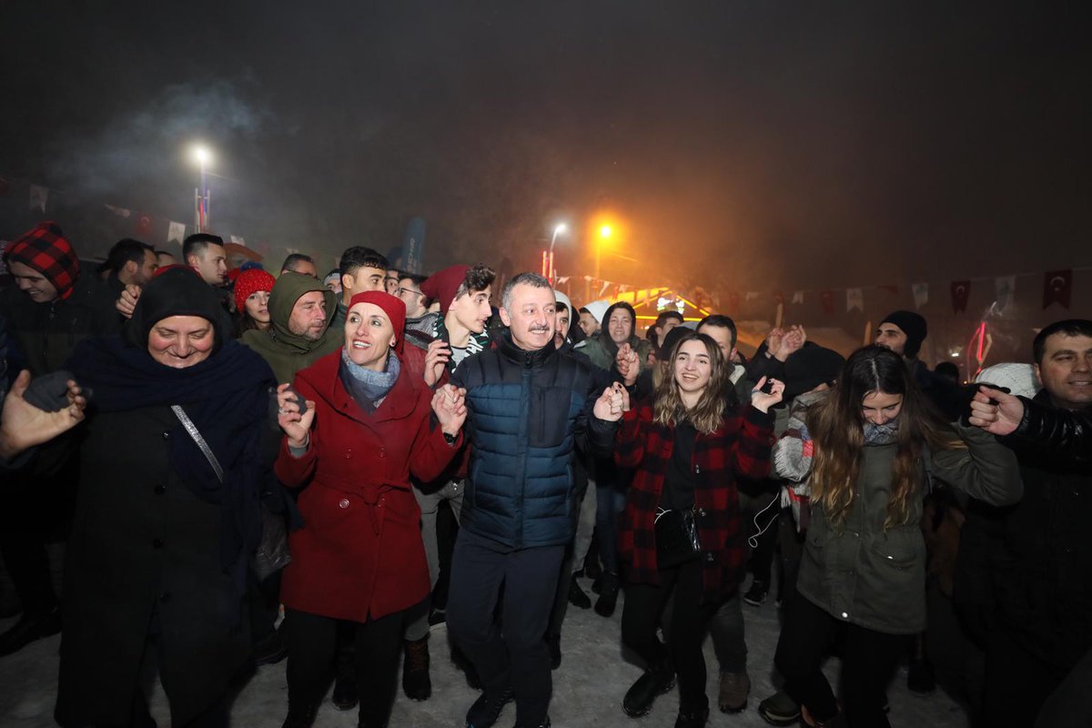 Başkan Büyükakın'ın festival keyfi