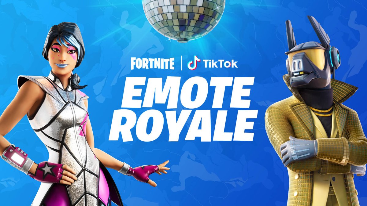FortniteDaily's tweet photo. #Fortnite News Update: Emote Royale
"YOU could create the next Fortnite Emote! Drop into TikTok to join the #EmoteRoyale Contest." https://t.co/Mf0UBu4rpI