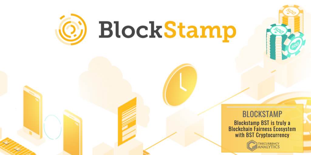 TheCurrencyA's tweet photo. Blockstamp BST is truly a Blockchain Fairness Ecosystem with BST Cryptocurrency read more at: https://t.co/0pHU7ulklw #cryptonews #Blockstamp #BST #Blockchain @blockstamp_info @BlockStampGames https://t.co/ddK1WWdJb3