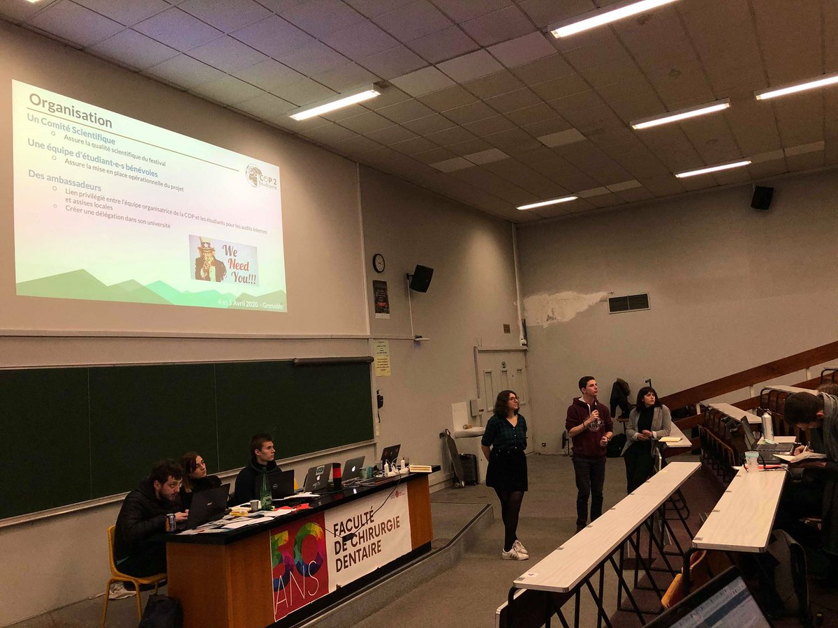 Marie_06_f's tweet photo. C'est l'heure de la présentation de la #COP2Etudiante lors du CA de @La_FAGE ! 
Heureuse de pouvoir présenter cet événement qui aura lieu à l' @UGrenobleAlpes le 4 et 5 avril ! 

Il est temps de nous impliquer sur l'écologie de demain ! 

@Interasso_UGA https://t.co/wzbEyofqne