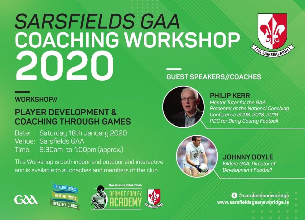 SashGAA's tweet photo. Over 70 @SashGAA coaches were put through their paces by Philip Kerr and @johnnydoyle78 in a hugely successful and enjoyable coaching workshop this morning. Well done and thanks to Philip Kerr, Johnny Doyle and to all those that made today possible.@PlayerGaelic https://t.co/B934EwvqB3