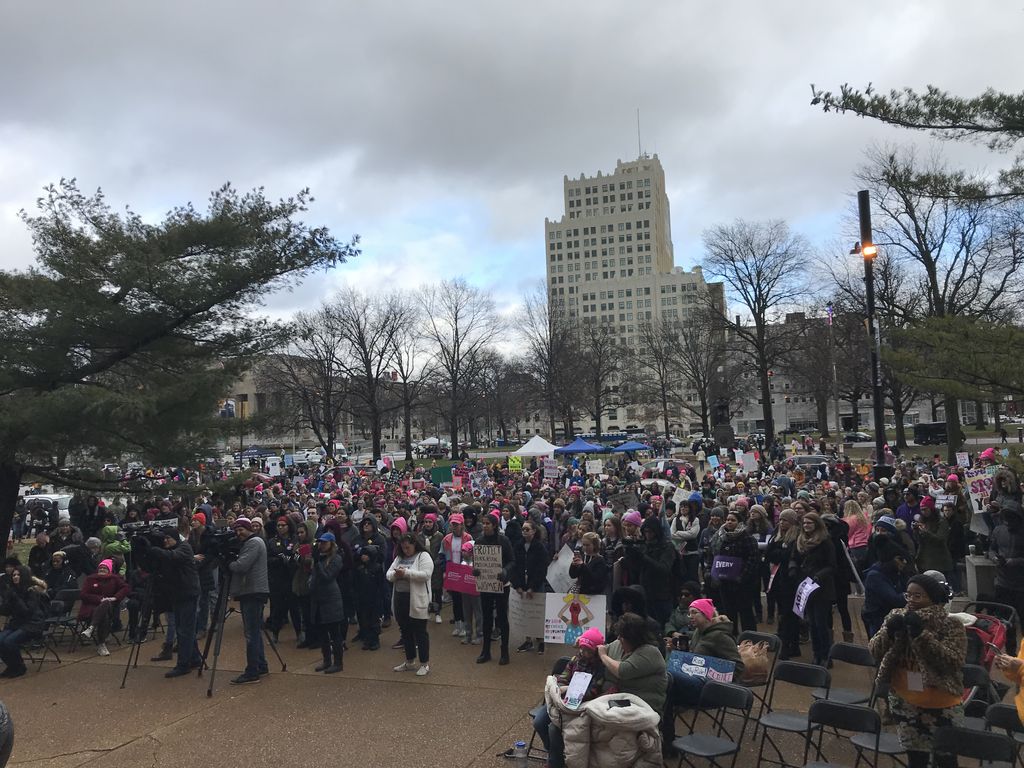 StlWomens's tweet photo. If you’re not here get here!!!
#stlwomensmarch2020 https://t.co/JOsPwM7ZpH